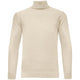 Nihal Collection: Ivory Knit Turtleneck Sweater