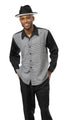 Heritage Collection: Montique 2-Piece Houndstooth Walking Suit in Black