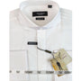 Gliese Collection: White Modern Fit Dress Shirt with French Cuffs