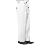 Centauri Collection: White Wide-Leg Pants