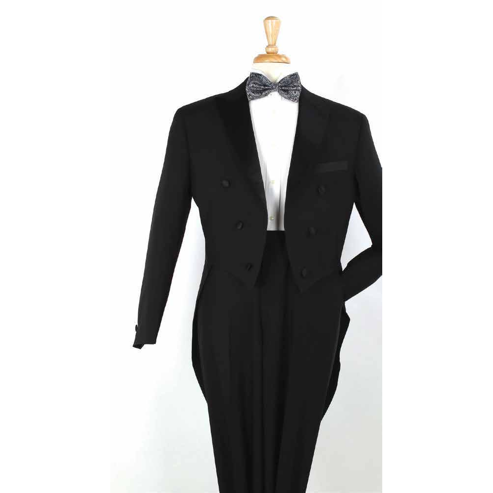 Black Black 2-Piece Tailcoat Tuxedo supplier reference