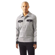 Black Plaid Long Sleeve Walking Suit