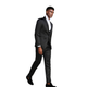Men's 3-Piece Suit With Shawl Collar In Black - Slim Fit