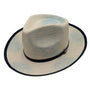 Ritz Collection: Scala Natural 5 Bu Toyo Fedora with 3 Inch Brim and Leather Band