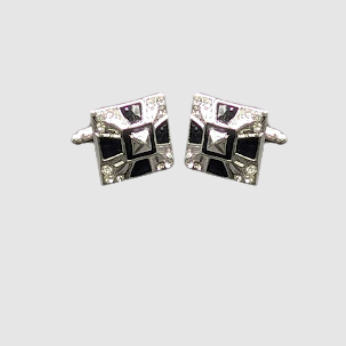 Matiste Black/Silver Cufflinks