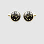 Clock Face Gold Cufflinks