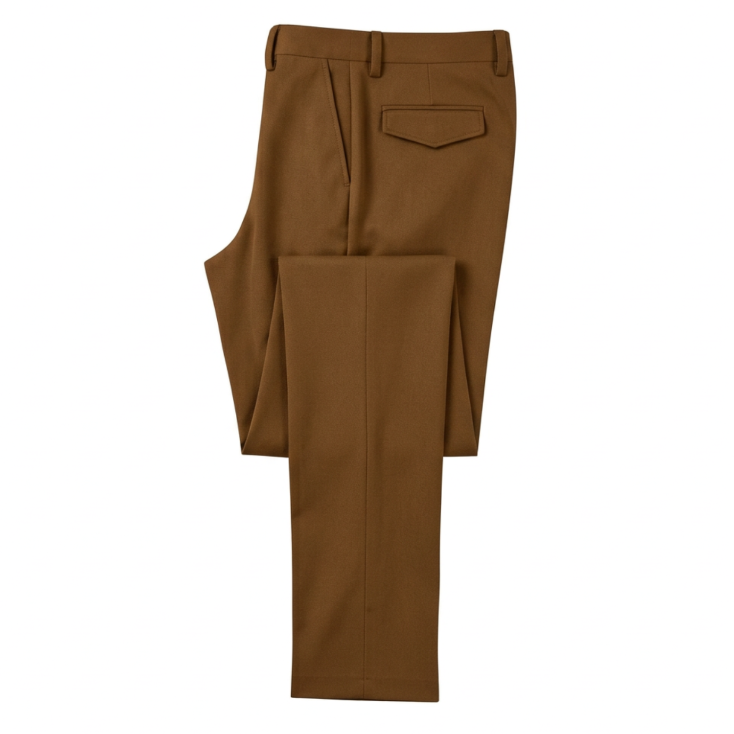 Stacy Adams bronze modern cut stretch dress pants with expandable waistband