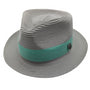 Calem Collection: Scala Mint Poly Braid Fedora with 2 Inch Brim