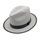Ivory Fedora with Olive Band and 2.5 Inch Brim