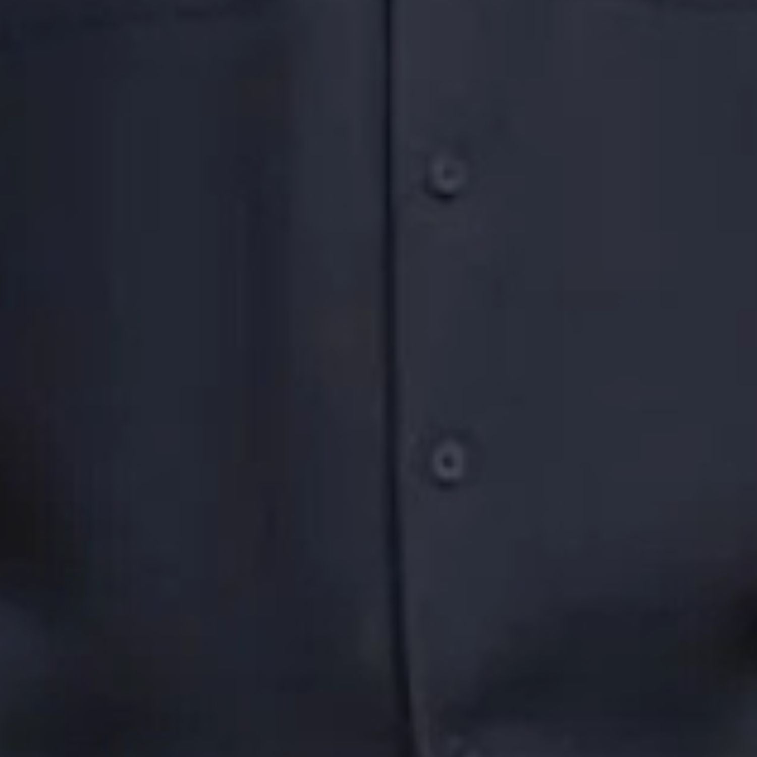 Close-up of navy linen walking suit shirt texture detail