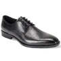Knightly Knot Collection: Premium Black Leather Lace Dress Shoes