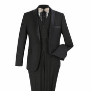 Black 3-Piece Shawl-Lapel Modern Fit Tuxedo