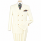 Off White 2-Piece Classic Double-Breasted Suit