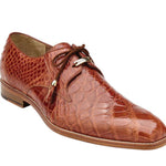 Belvedere Lago Cognac Genuine American Alligator Shoes