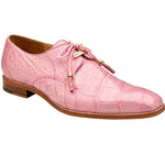 Belvedere Lago Pink Genuine American Alligator Shoes