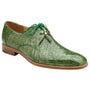 Belvedere Lago Pistachio Green Genuine American Alligator Shoes