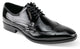 Bennu Collection: Gentlemen Classic Wingtip Lace Shoes in Black