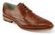 Bennu Collection: Gentlemen Classic Wingtip Lace Shoes in Tan