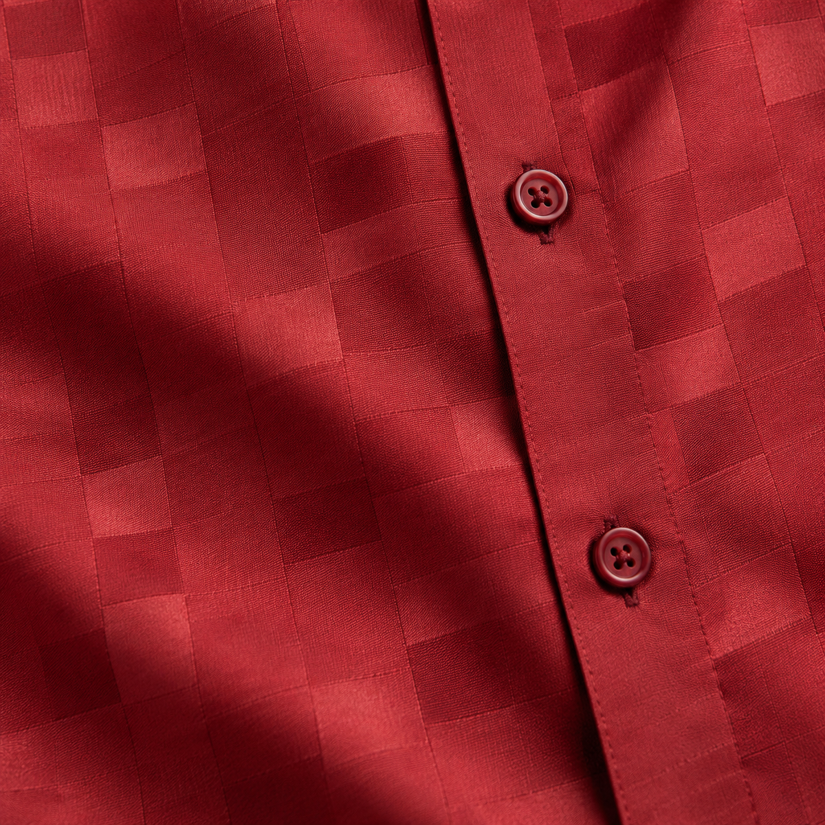 Montique wine tonal block walking suit fabric button detail