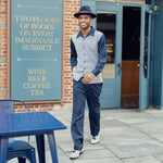 Blotchy Collection: Montique 2-Piece Navy Checkered Walking Suit 2367