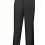 Men's Dress Pants Regular Fit Double Pleated with Cuffs in Charcoal