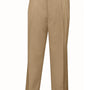 Notions Collection: Men's Dress Pants Regular Fit Double Pleated with Cuffs in Khaki