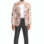 Stylefyre Collection: Men's Single-Breasted Blazer In Orange