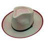 Ritz Collection: Scala Ivory 5 Bu Toyo Fedora with 3 Inch Brim and Leather Band
