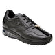 Black Caiman & Italian Calfskin Air-Cushion Sneaker by Belvedere