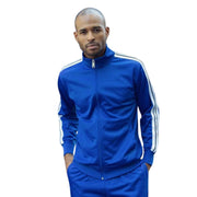 Montique Big Men's Casual Sport Tracksuit 2 Piece in Royal JS-27