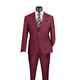 Men’s 2-Piece Slim Fit Stretch Suit - Burgundy