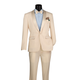 Men’s 2-Piece Stretch Slim Fit Shawl Lapel Tuxedo - Champagne