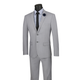 Men’s 2-Piece Wool Feel Stretch Ultra Slim Fit Suit - Gray