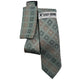 Equinox Collection: Stacy Adams Tie and Pocket Square Set – Sage/Copper