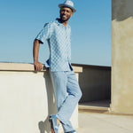 Montique Carolina Tone on Tone Walking Suit 2 Piece Short Sleeve Set 2320