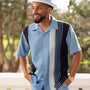 Tidal Togs Collection: Montique Carolina Vertical Stripes Walking Suit 2 Piece Short Sleeve Set 2322