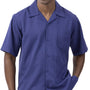 Classic Collection: Purple Walking Suit 2 Piece Solid Color Short Sleeve Set 696