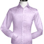 Lavender Tone On Tone Long Sleeve Floral Dress Shirt - FINAL SALE