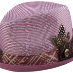 Montique Dusty-Rose Braided Stingy 2