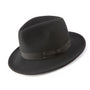Smartify Collection: Montique Black Color 2 1/2 Inch Wide Brim Wool Felt Hat