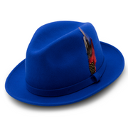 Royal Wool Felt Dress Hat with Small Band by Montique