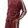 Montique Men's 2 Piece Sport Tracksuit in Burgundy JS26