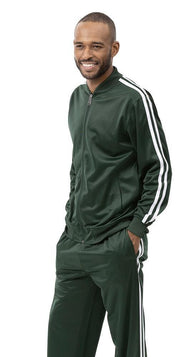 Montique Men's 2 Piece Sport Tracksuit in Hunter JS26