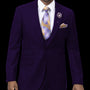 Purple Three Piece Regular Fit Fashion Suit M2770