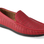 Montique Men's Cranberry Perforated Driving Shoes S22