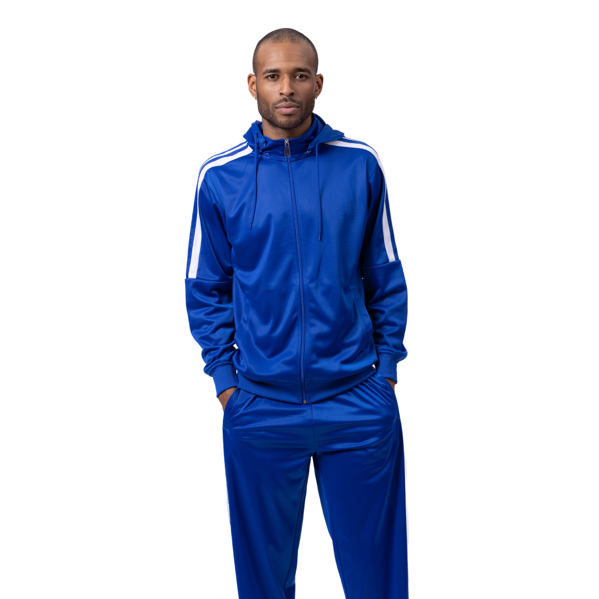 Men's Track Suit 2 Piece in Royal Blue