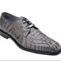Belvedere Men's Genuine Hornback Caiman Dress Shoe in Grey - Chapo