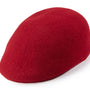 Glitzora Collection: Montique Men's Burgundy Color Ascot Wool Felt Hat H-71