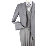 Grey Wool Feel Regular Fit Fashion Suit R3133