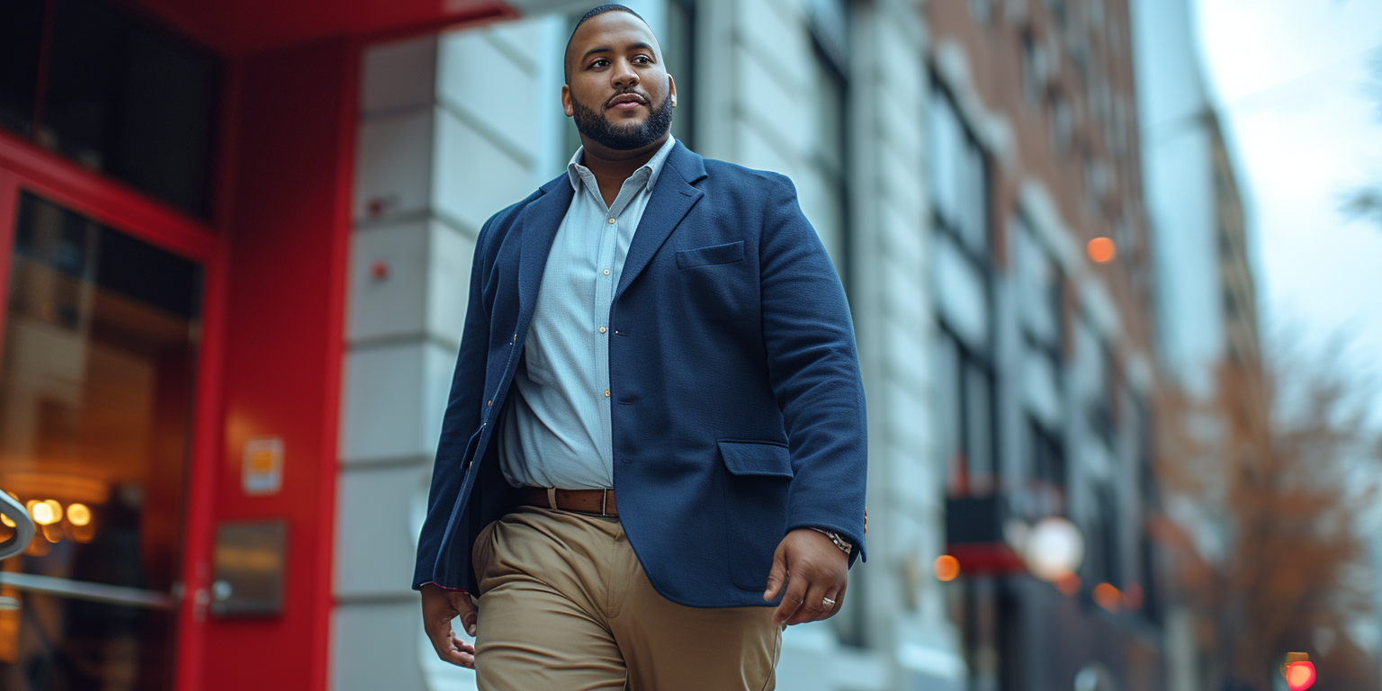 Top 5 Blazers for Plus Size Men Style Meets Comfort Suits More
